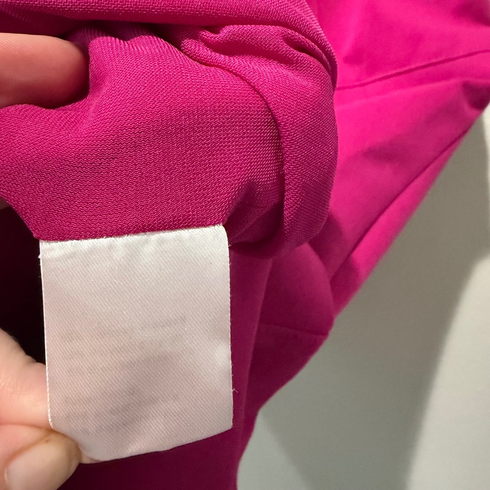 Akris Punto Sheath Dress Womens 10 Fuchsia Pink Sleeveless Jersey Office Career - Picture 5 of 12